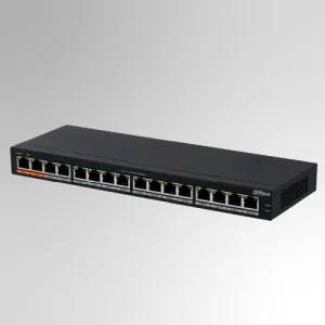 SWITCH POE GIGABIT 16 - DH-PFS3016-16GT-190