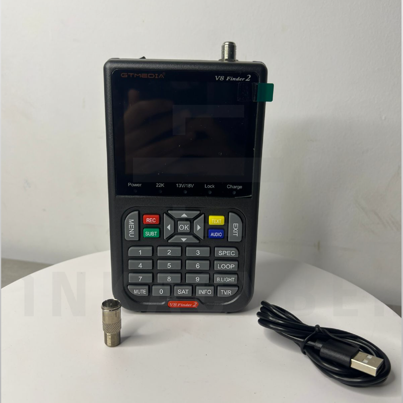 MEDIDOR PORTÁTIL SATELITAL GT MEDIA V8 FINDER 2 - Imagen 2